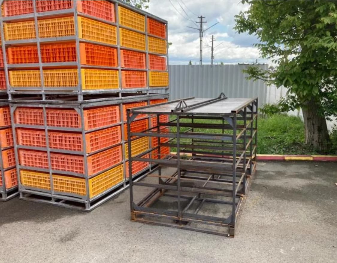 Container transport păsări EGEA — detaliu