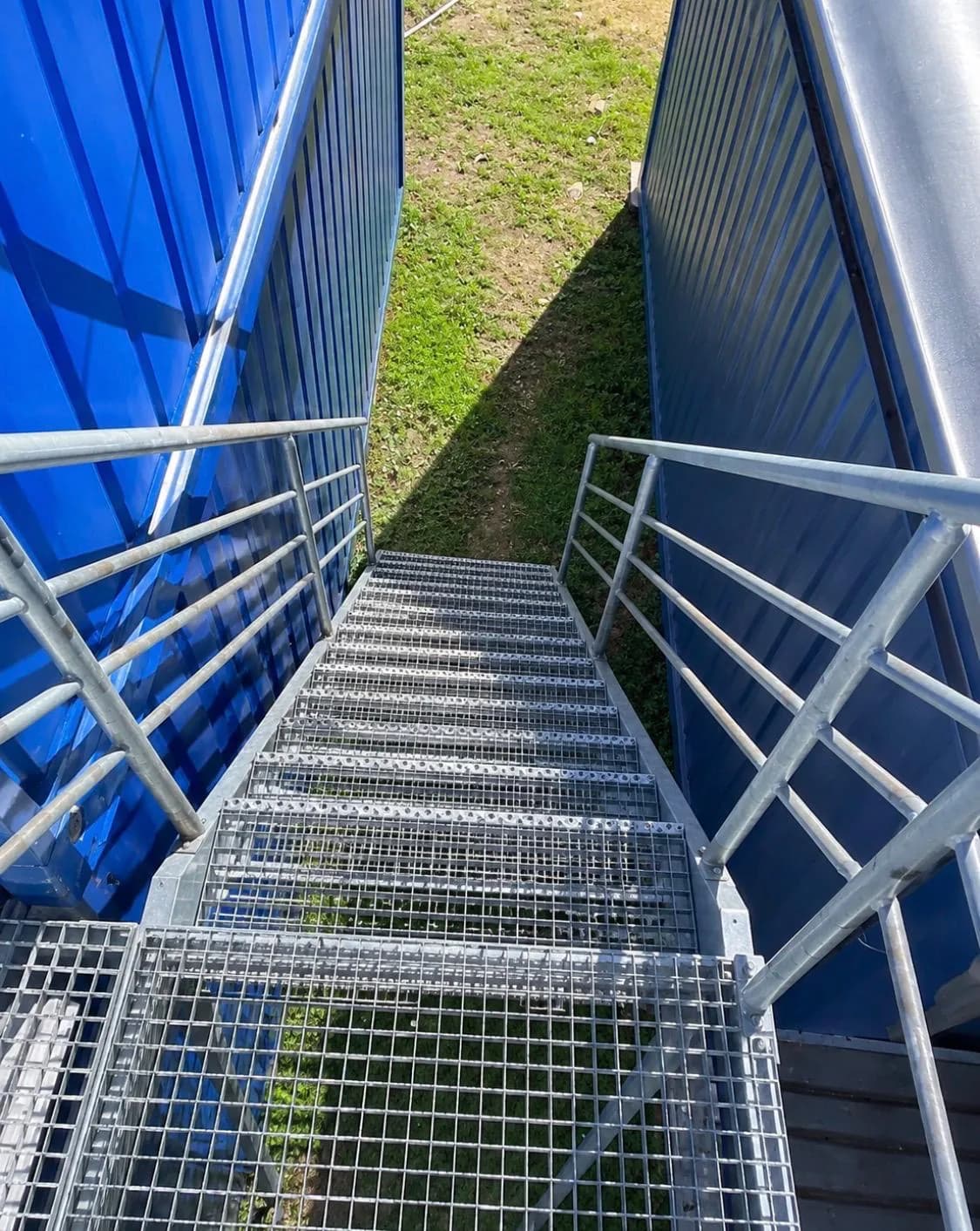 Scară modulară container EGEA — acces birou
