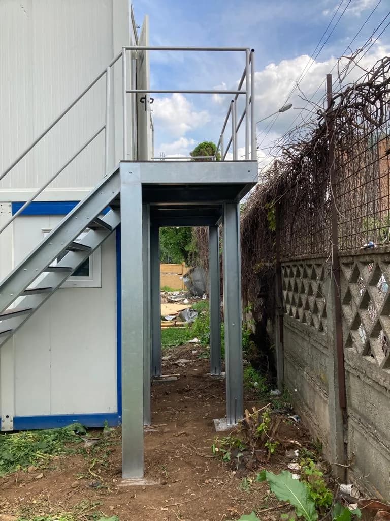 Scară modulară container EGEA — acces birou